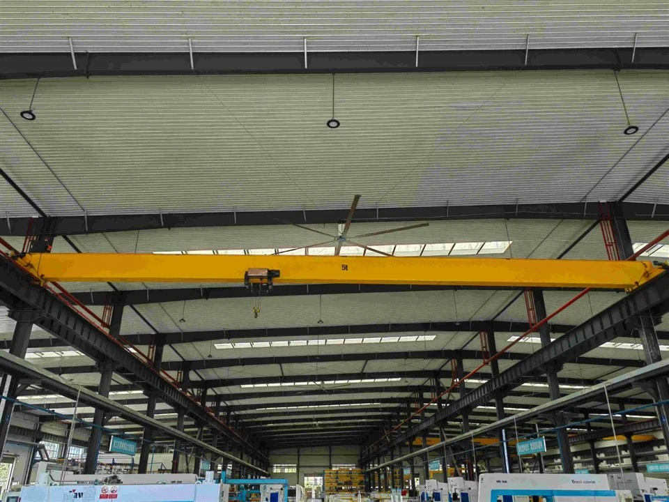 Single Girder Overhead Crane With Remote Control